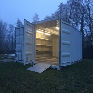 Container en garage Container garage double